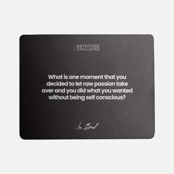 50 Spicy Question Card Games for Couples, Date Night Games, Intimacy Cards, The Adventure Challenge Connection Cards...in Bed Edition, Gift Ideas