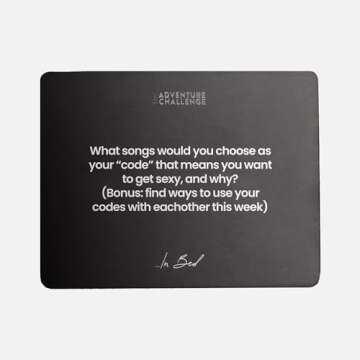 50 Spicy Question Card Games for Couples, Date Night Games, Intimacy Cards, The Adventure Challenge Connection Cards...in Bed Edition, Gift Ideas