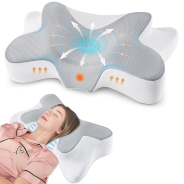 DONAMA Memory Foam Cervical Sleeping Pillow for Comfort