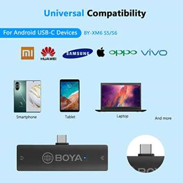BOYA BY-XM6-S6 Wireless Lavalier Microphone for All Creators