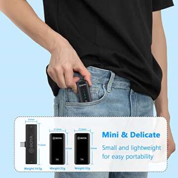 BOYA BY-XM6-S6 Wireless Lavalier Microphone for All Creators