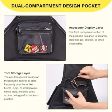 PPOPPO Electric Guitar Gig Bag - Waterproof & Padded Protection