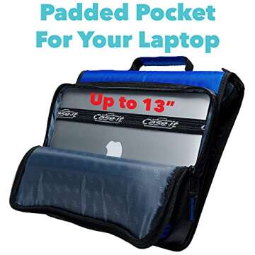Case-it Universal Zipper Binder - Durable & Stylish Carrying Solution