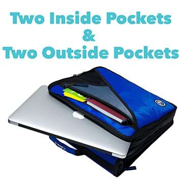 Case-it Universal Zipper Binder - Durable & Stylish Carrying Solution