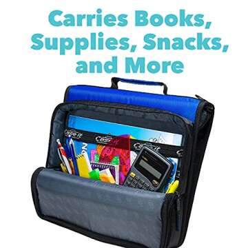 Case-it Universal Zipper Binder - Durable & Stylish Carrying Solution