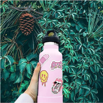 Vibrant 102 Pcs Pink Sticker Collection for Kids