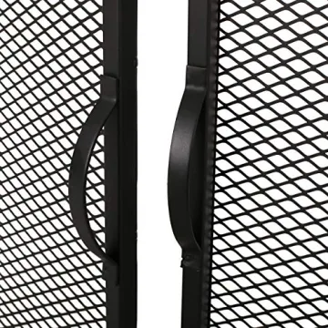 Modern Iron Fireplace Screen by Christopher Knight Home