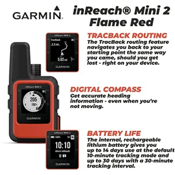 Garmin inReach Mini 2 Satellite Communicator with Cases
