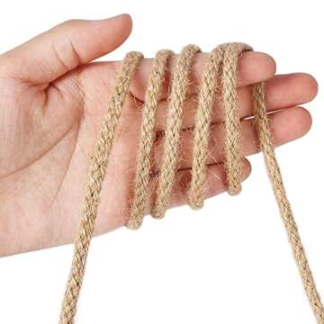Tenn Well 5mm Jute Twine for Crafts and Gardening