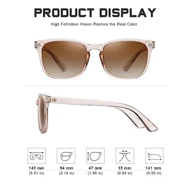 Classic Polarized Sunglasses for Men & Women