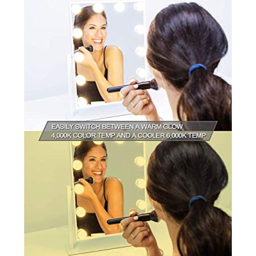 Lighted Vanity Makeup Mirror with LED and Touch Control
