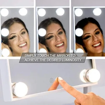 Lighted Vanity Makeup Mirror with LED and Touch Control