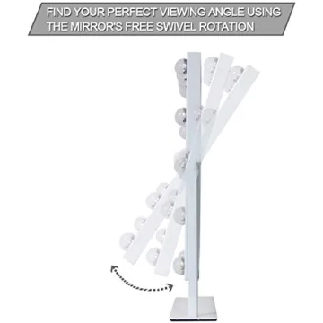 Lighted Vanity Makeup Mirror with LED and Touch Control