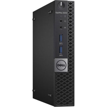 Dell OptiPlex 3040 Micro PC, Intel Core 6th Gen 3.2GHz, 8GB RAM, 256GB SSD, WiFi, Bluetooth, Keyboar...