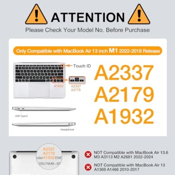 MOSISO MacBook Air 13 inch Case and Accessories