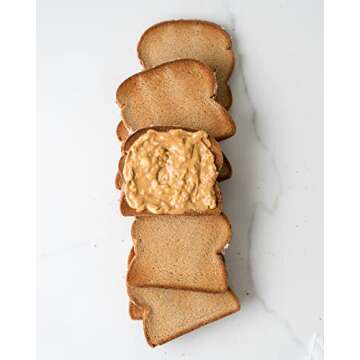 Spread The Love NAKED CRUNCH Organic Peanut Butter (Organic, All Natural, Vegan, Gluten-free, Creamy, Dry-Roasted, No added salt, No added sugar, No palm oil) (1-Pack)