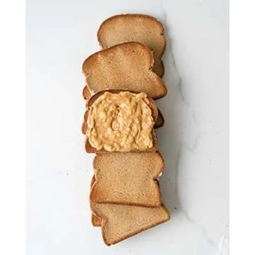 Spread The Love NAKED CRUNCH Organic Peanut Butter (Organic, All Natural, Vegan, Gluten-free, Creamy, Dry-Roasted, No added salt, No added sugar, No palm oil) (1-Pack)