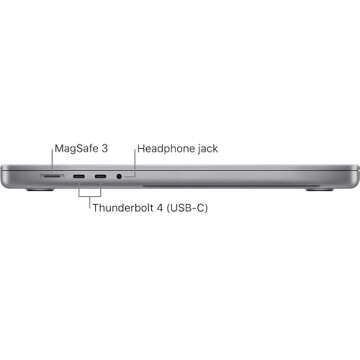 2021 Apple MacBook Pro with Apple M1 Max Chip (16-inch, 32GB RAM, 1TB SSD Storage) Space Gray (Renewed)