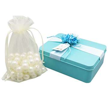 HRX Package Organza Bags 4x6 inch 100pcs, Mesh Jewelry Pouches Candy Drawstring Gift Bags Small Sachet for Christmas Wedding Giveaways (pastel yellow)