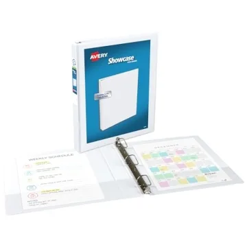 Avery Economy Showcase Binder Durable 1 Inch Size