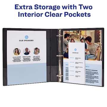 Avery Economy Showcase Binder Durable 1 Inch Size