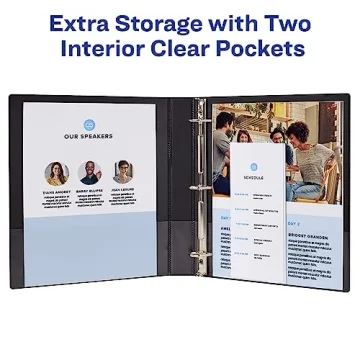 Avery Economy Showcase Binder Durable 1 Inch Size