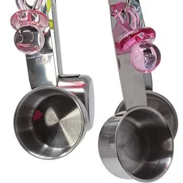 Bonka Bird Toys 1929 Small Clacker Stainless Steel Acrylic Colorful Pacifier Parrot Parrotlet Beak