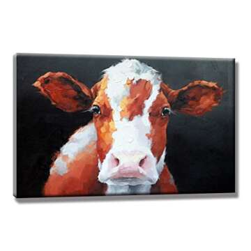 Cute Pet Dog Painting 36x24 for Home Decor