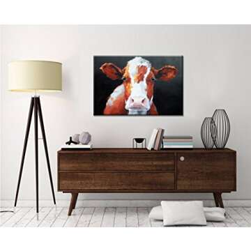 Cute Pet Dog Painting 36x24 for Home Decor