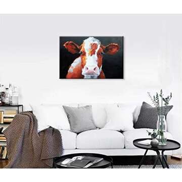 Cute Pet Dog Painting 36x24 for Home Decor