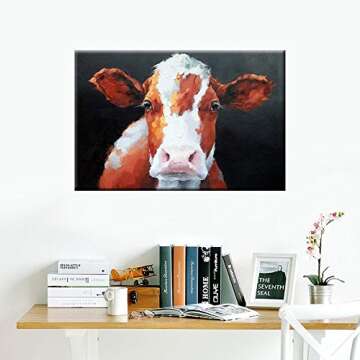 Cute Pet Dog Painting 36x24 for Home Decor