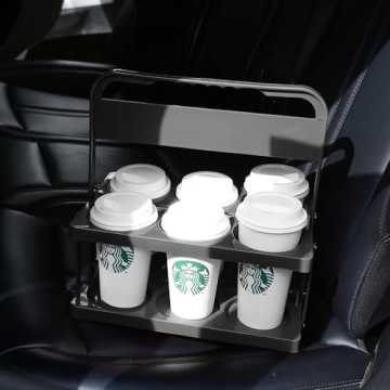 BODAON Drink Carrier for Car, Portable & Foldable