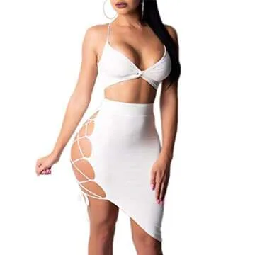 Women's Sexy Bodycon Club Mini Dress for Party Style