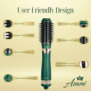 Asani Hot Air Brush for Easy Stylish Hair at Home
