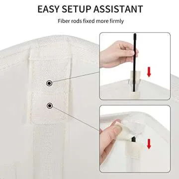 Chrislley Slim Laundry Hamper with Lid and Wheels