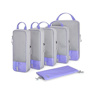 BAGSMART Compression Packing Cubes for Stylish Travel Organization