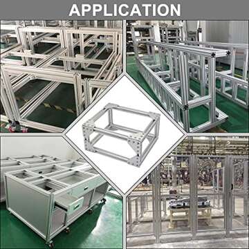 Boeray 10pcs Aluminum T Slot Joining Plates Set for DIY