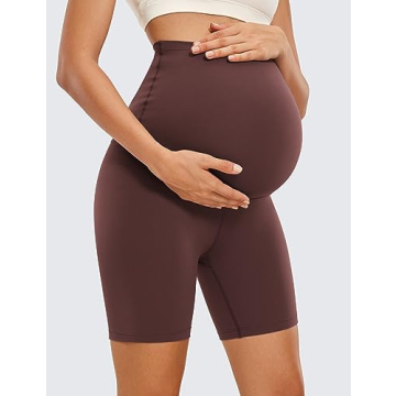 CRZ YOGA Maternity Biker Shorts - Ultra Comfort Activewear
