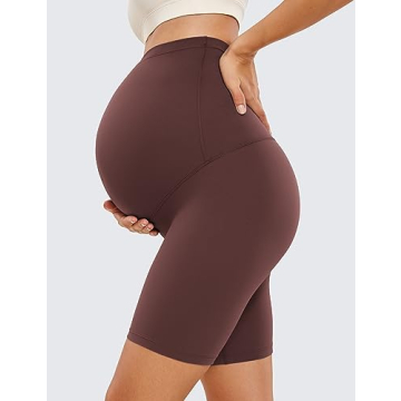 CRZ YOGA Maternity Biker Shorts - Ultra Comfort Activewear