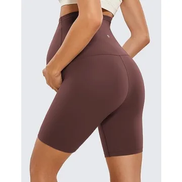 CRZ YOGA Maternity Biker Shorts - Ultra Comfort Activewear
