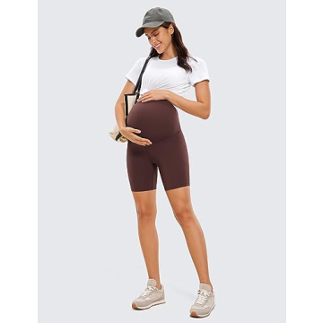 CRZ YOGA Maternity Biker Shorts - Ultra Comfort Activewear