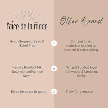 Faire de la Mode Silver Bracelet Ring Hand Chain for 4-9 Ring Sizes – Non-Tarnish & Hypoallergenic Rhodium-Plated Hand Chain Bracelet for Women – 6" to 8" Adjustable Length