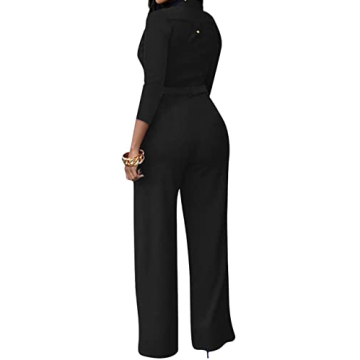 Stylish Sexy 3/4 Sleeve Women's Jumpsuit for All Occasions