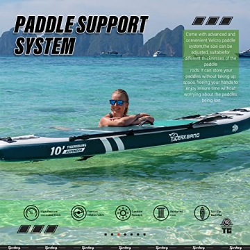 TIGERXBANG Inflatable Paddle Board for All Water Adventures