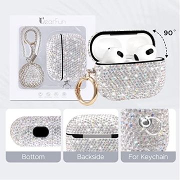 Stylish Rhinestone AirPods Case for Fashion Lovers