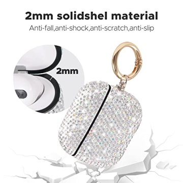 Stylish Rhinestone AirPods Case for Fashion Lovers