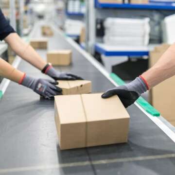 KAYGO Safety Work Gloves MicroFoam Nitrile Coated, 3 Pairs KG18NB,Seamless Knit Nylon Glove for Men and Women, Ideal for Automotive,Warehouse,Construction (Medium,Gray)