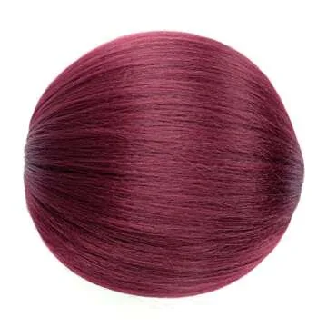 Burgundy Braiding Hair Pre Stretched 20 Inch 8 Packs Braiding Hair Extensions for Crochet Box Braids Twists Locs Hair Itch Free Soft Yaki Texture Hot Water Setting (20inch,#Burgundy)