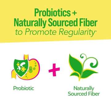 Culturelle Kids Probiotic + Fiber Packets (Ages 1+) - 24 Count - Digestive Health & Immune Support -...