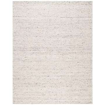 SAFAVIEH Himalaya Collection Area Rug - 8' x 10', Stylish Ivory Wool Rug for Living Spaces